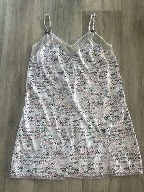 Victoria’s Secret Script Slip Dress